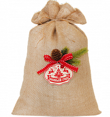 Под. Мешочек (двунитка) Новогодний сюрприз (35х26) (М1000С9066)